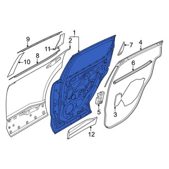 Nissan OE - Rear Left Door Shell
