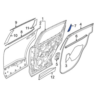 Nissan OE - Rear Left Door Trim Molding