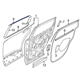 Nissan OE - Rear Left Door Reveal Molding