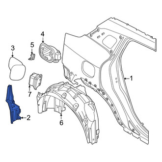Nissan OE - Rear Left Mud Flap