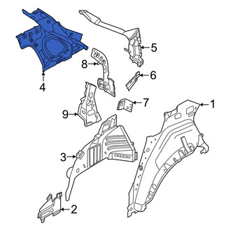 Nissan OE - Left Body C-Pillar