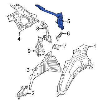 Nissan OE - Left Body C-Pillar Reinforcement