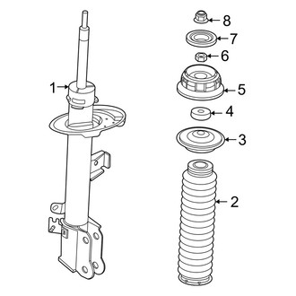 Nissan OE - Rear Suspension - Struts & Components (AWD)