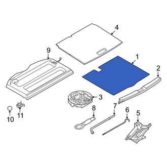 Nissan OE - Rear Floor Carpet