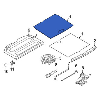 Nissan OE - Rear Floor Mat