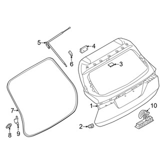 Nissan OE - Lift Gate - Gate & Hardware