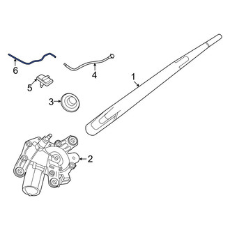 Nissan OE - Rear Liftgate Washer Hose