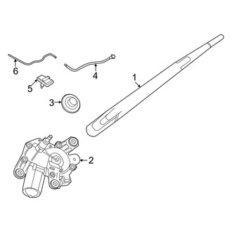 Nissan OE - Lift Gate - Wiper & Washer Components