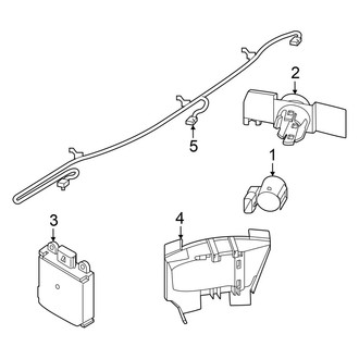Nissan OE - Rear Bumper - Electrical Components