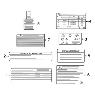 Nissan OE - Information Labels - Labels