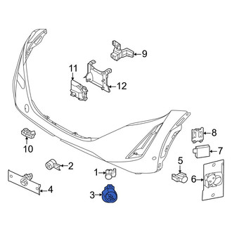 Nissan OE - Front Left Outer Parking Aid Sensor Housing