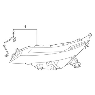 Nissan OE - Front Lamps - Headlamp Components