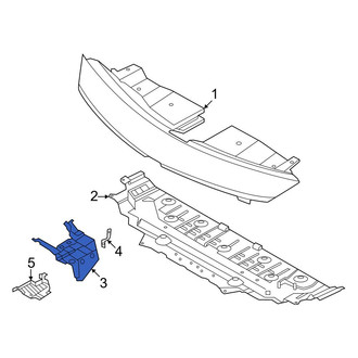 Nissan OE - Front Right Inner Radiator Support Splash Shield