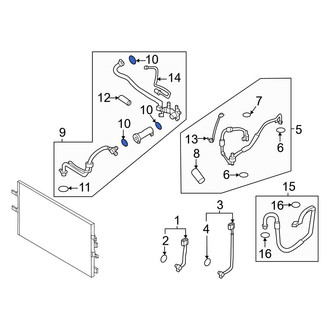 Nissan OE - A/C Refrigerant Line O-Ring