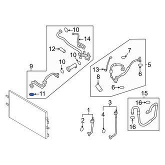 Nissan OE - A/C Refrigerant Line O-Ring