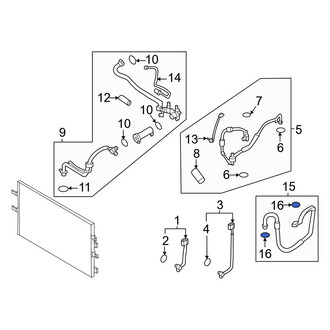 Nissan OE - A/C Refrigerant Line O-Ring