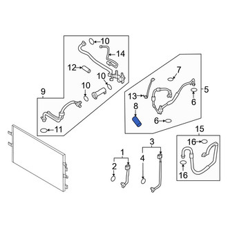 Nissan OE - A/C Line O-Ring