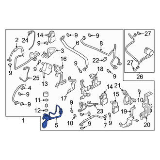 Nissan OE - A/C Refrigerant Liquid Hose