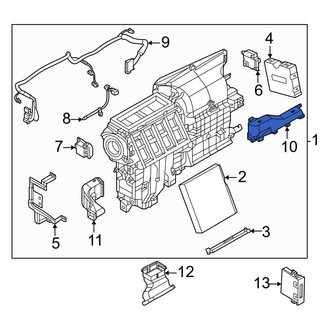Nissan OE - Front Left Lower Instrument Panel Air Duct