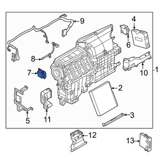 Nissan OE - Left HVAC Air Inlet Door Actuator