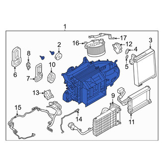 Nissan OE - HVAC Blower Case Assembly
