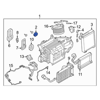 Nissan OE - HVAC Blower Motor Housing Insulator