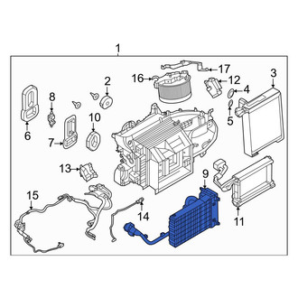 Nissan OE - HVAC Heater Core