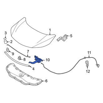 Nissan OE - Front Hood Latch