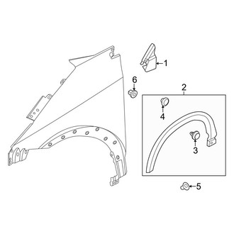 Nissan OE - Fender - Exterior Trim