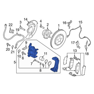 Nissan OE - Front Left Disc Brake Caliper