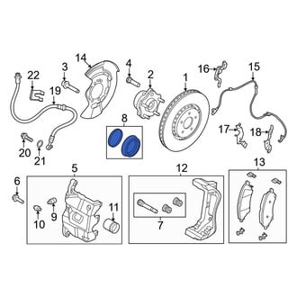 Nissan OE - Front Disc Brake Caliper Seal Kit