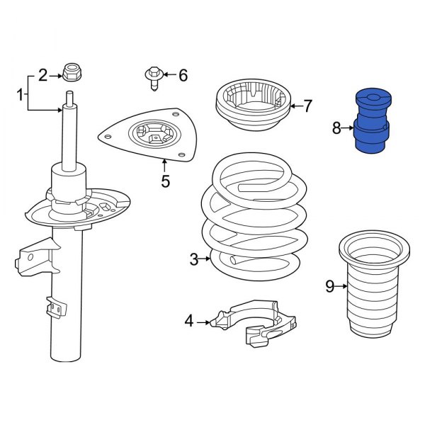 Suspension Strut Bumper