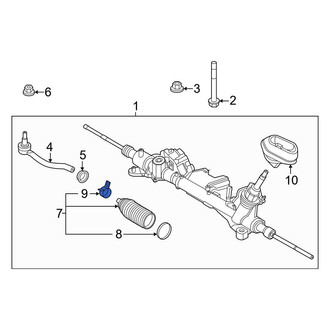 Nissan OE - Outer Rack and Pinion Bellows Clamp