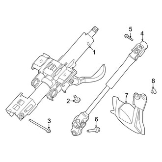 Nissan OE - Steering Column Assembly (Manual)