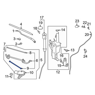 Nissan OE - Wiper Linkage