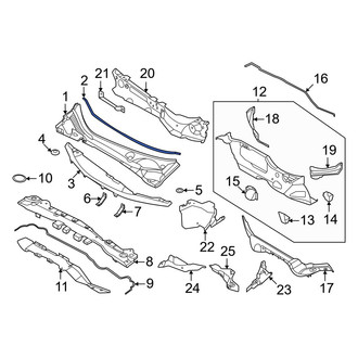 Nissan OE - Cowl Cover Seal