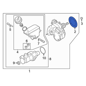 Nissan OE - Power Brake Booster Gasket