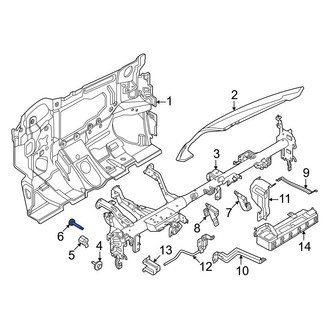 Nissan OE - Instrument Panel Crossmember Screw