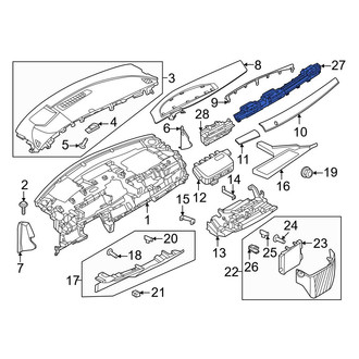 Nissan OE - Right Dashboard Air Vent