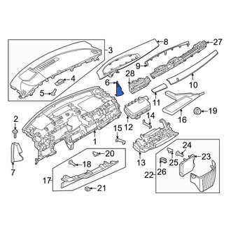 Nissan OE - Right Instrument Panel Side Cover