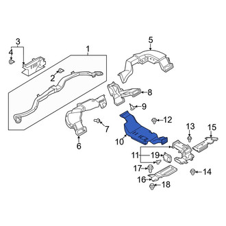 Nissan OE - Center Instrument Panel Air Duct
