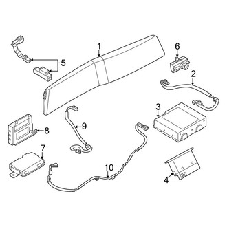 Nissan OE - Instrument Panel - Sound System (Center Display & Components)