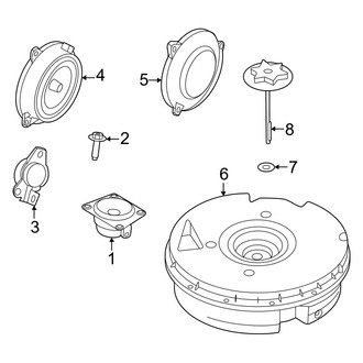 Nissan OE - Instrument Panel - Sound System (Speakers, With Bose Audio)