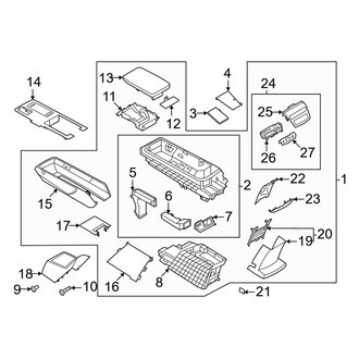 Nissan OE - Console (Console & Trim)