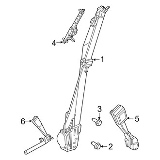 Nissan OE - Restraint Systems - Front Seat Belts