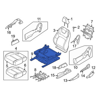 Nissan OE - Front Left Seat Track