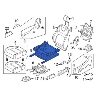 Nissan OE - Front Left Seat Track