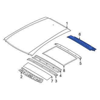 Nissan OE - Rear Roof Header Panel