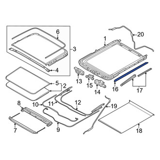 Nissan OE - Sunroof Opening Trim
