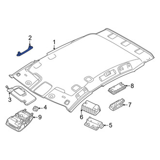 Nissan OE - Rear Left Interior Grab Bar